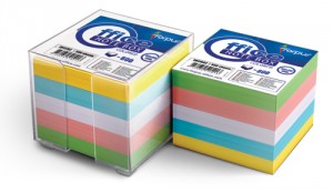 Papīrs piezīmēm-karbā FORPUS 9x9 (krāsains) 800lpp