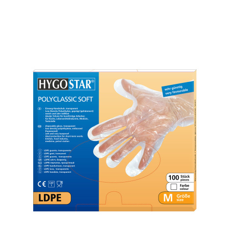 Перчатки LDPE Polyclassic Soft, 100шт