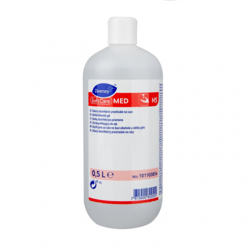 Soft Care Med Roku gēla dezinfekcijas līdzeklis uz spirta bāzes 500ml