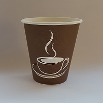 Бумажные стаканы, 120 мл (4 ун), "Cup Brown", 50шт.