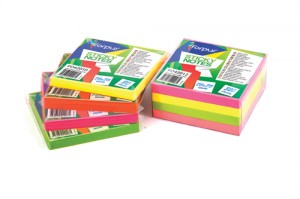 Piezīmju līmlapiņas FORPUS 75x75mm 80l dzeltenas