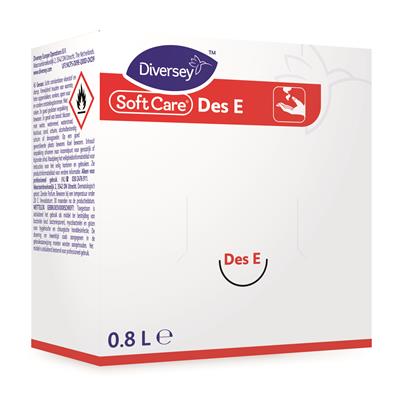 Soft Care Des E H5 Roku gēla dezinfekcijas līdzeklis uz spirta bāzes 0.8L