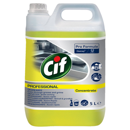 CIF Power Cleaner Degreaser, обезжириватель 5L (концентрат)