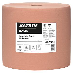 Industriālas papīrs, brūns, rullis, 1000m, KATRIN 