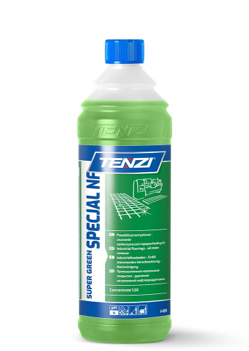 Koncentrēts tīrīšanas līdzeklis TENZI SUPER GREEN SPECJAL NF 1L