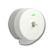 Dispenser for toilet paper roll, Minipoint, Centerfeed, white, 24x22cm