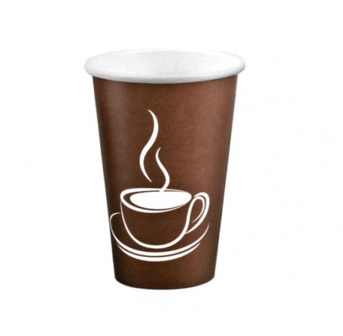 Vending Paper Cup, 225ml, 7.5oz, CUP BROWN, 50pcs/bag, 20bags/cart