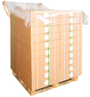 Covering film for pallet HDPE, 160x140cm, transparent, perforated