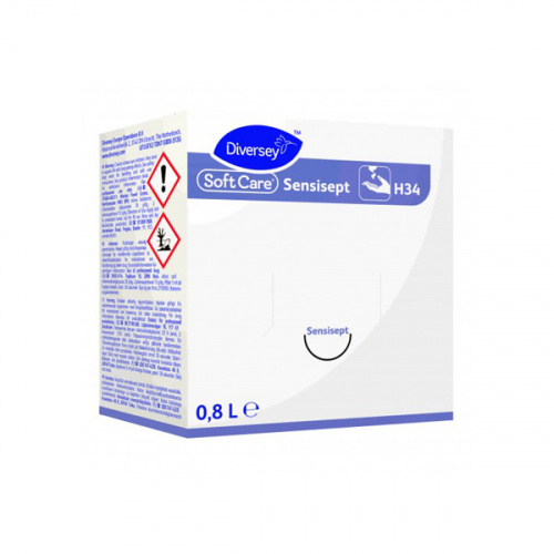 Šķidrās ziepes Diversey SOFT CARE SENSISEPT dezinf. 800 ml 