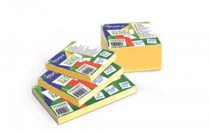 Piezīmju līmlapiņas FORPUS 75x75mm 400l dzeltenas
